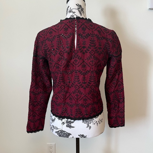 NWT 🏷️ Zara embroidered blouse - Picture 2 of 3